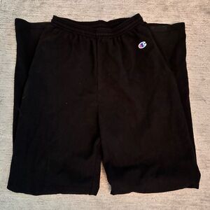 Champion Mens Black Sweatpants | Size L